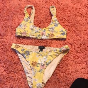 Pacsun floral bathing suit
